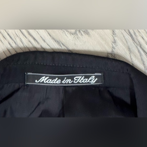 NEW VALENTINO Italy Black 2 Button 100% wool dinner tuxedo jacket Size 42 $4850 - Picture 7 of 12